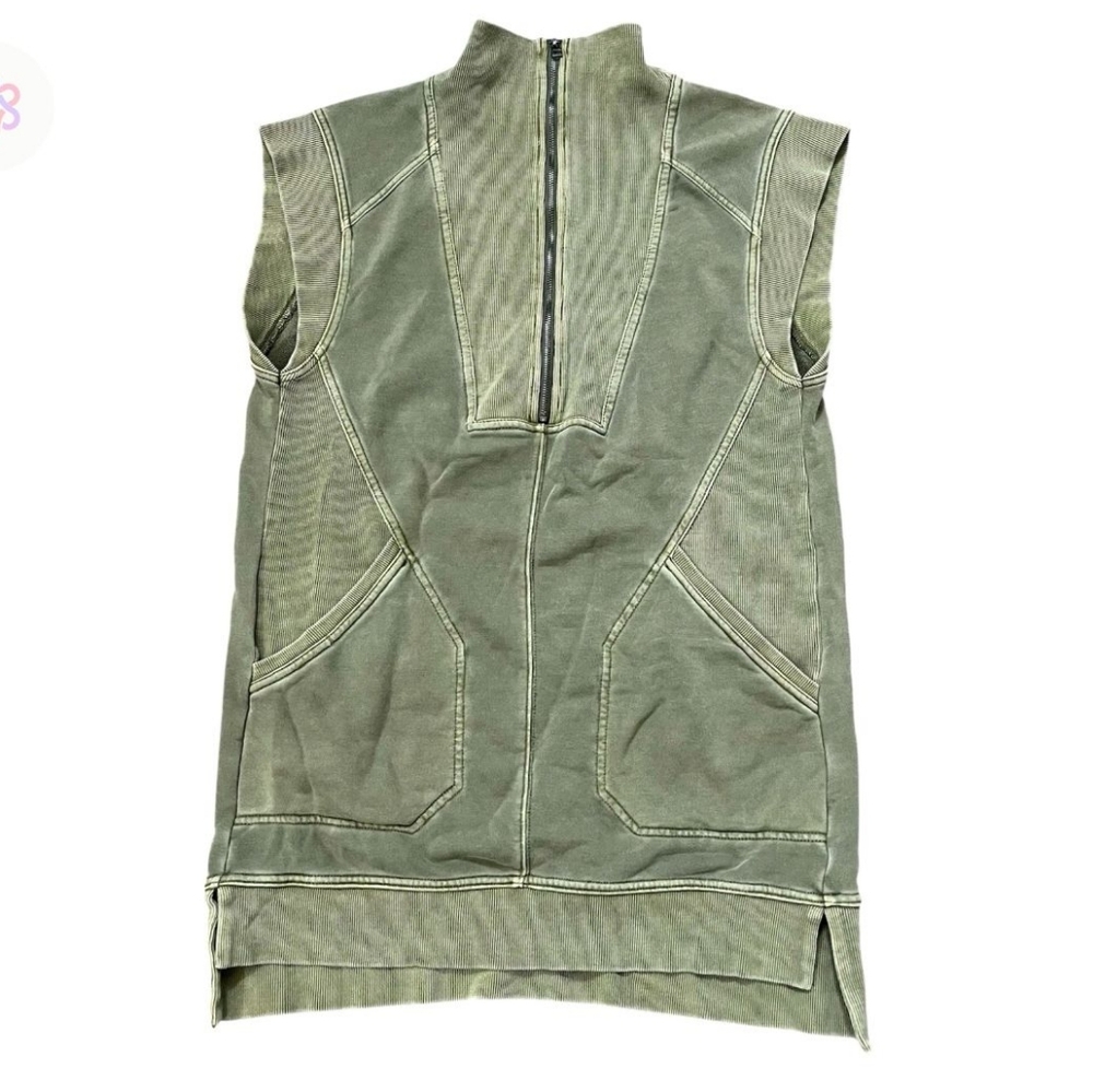 Anthropologie Daily Practice Meru Half Zip Dress Size Petite Medium - Picture 3 of 10